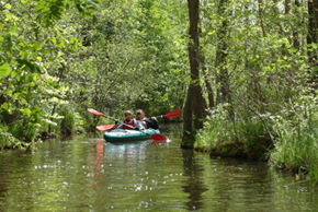 Auf der Schwaanhavel Foto Paddeln um Wesenberg