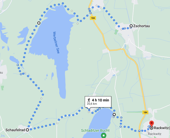 Routenplanung der Wanderung Karte Wanderung